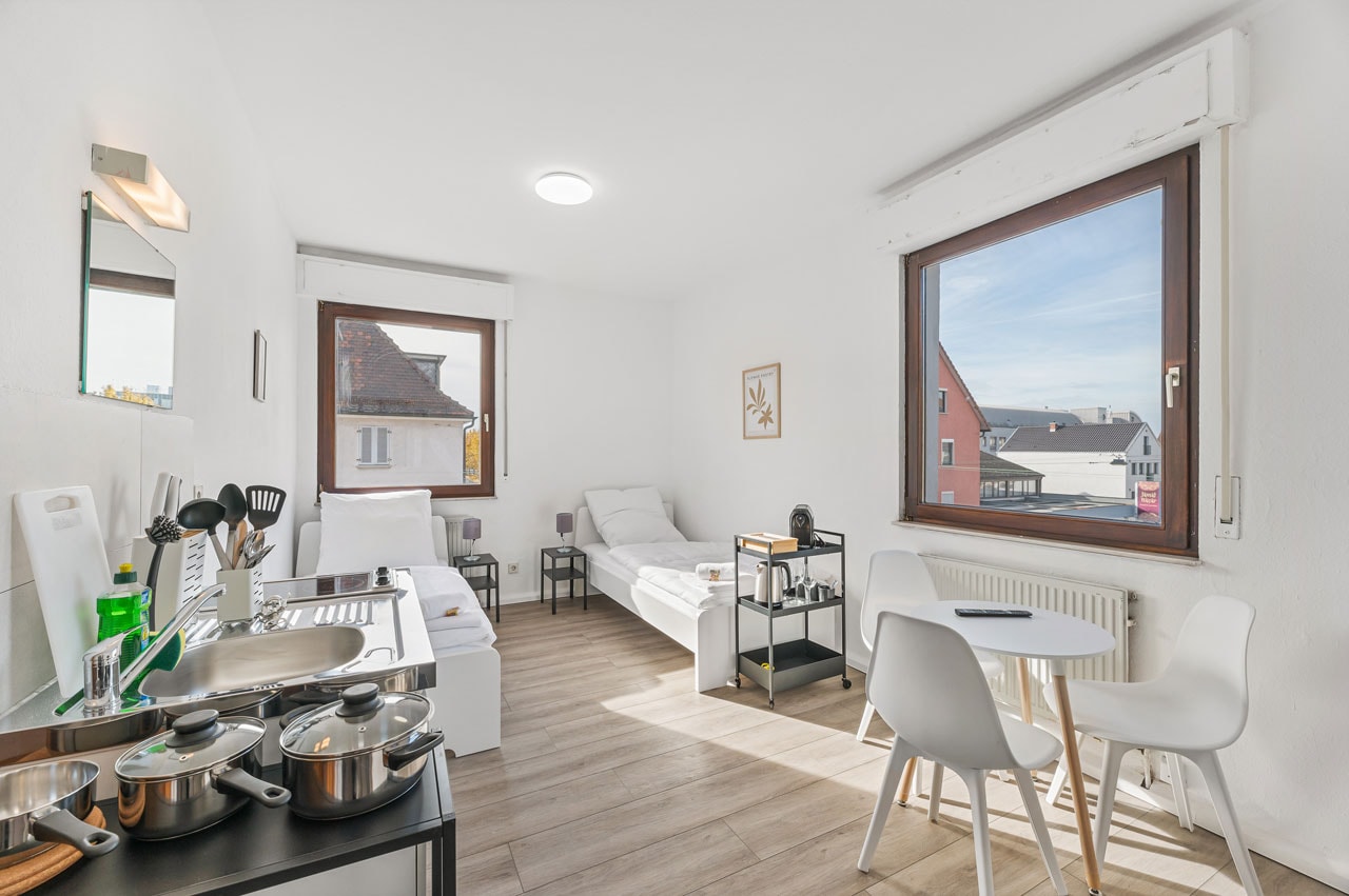 Heilbronn 3er Apartment mit Küche 2 Zimmer